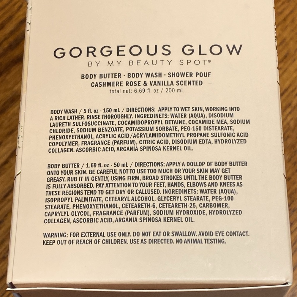 My beauty spot body care collection Cashmere Rose and Vanilla Blend scent - Picture 5 of 13